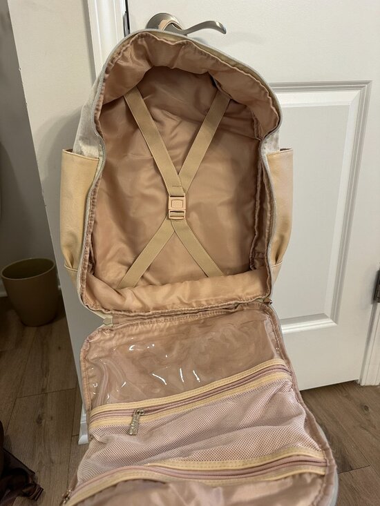 BEIS The Backpack in Beige main image 3